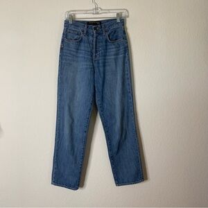 Veronica Beard Jeans Blue Blake Classic High Rise Button Fly Jeans 26